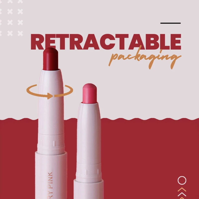 MARS Retractable Poppins Long Lasting Lip Crayon | Matte finish | Smudge proof & Kiss Proof Crayon Lipstick for Women (1.3 gm) (07-COFFEE BROWN) thumbnail 6